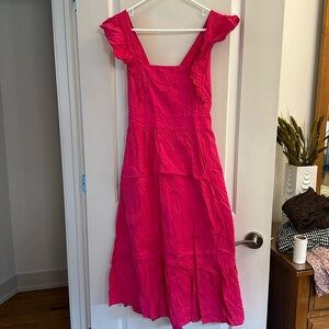 Loft pink summer dress